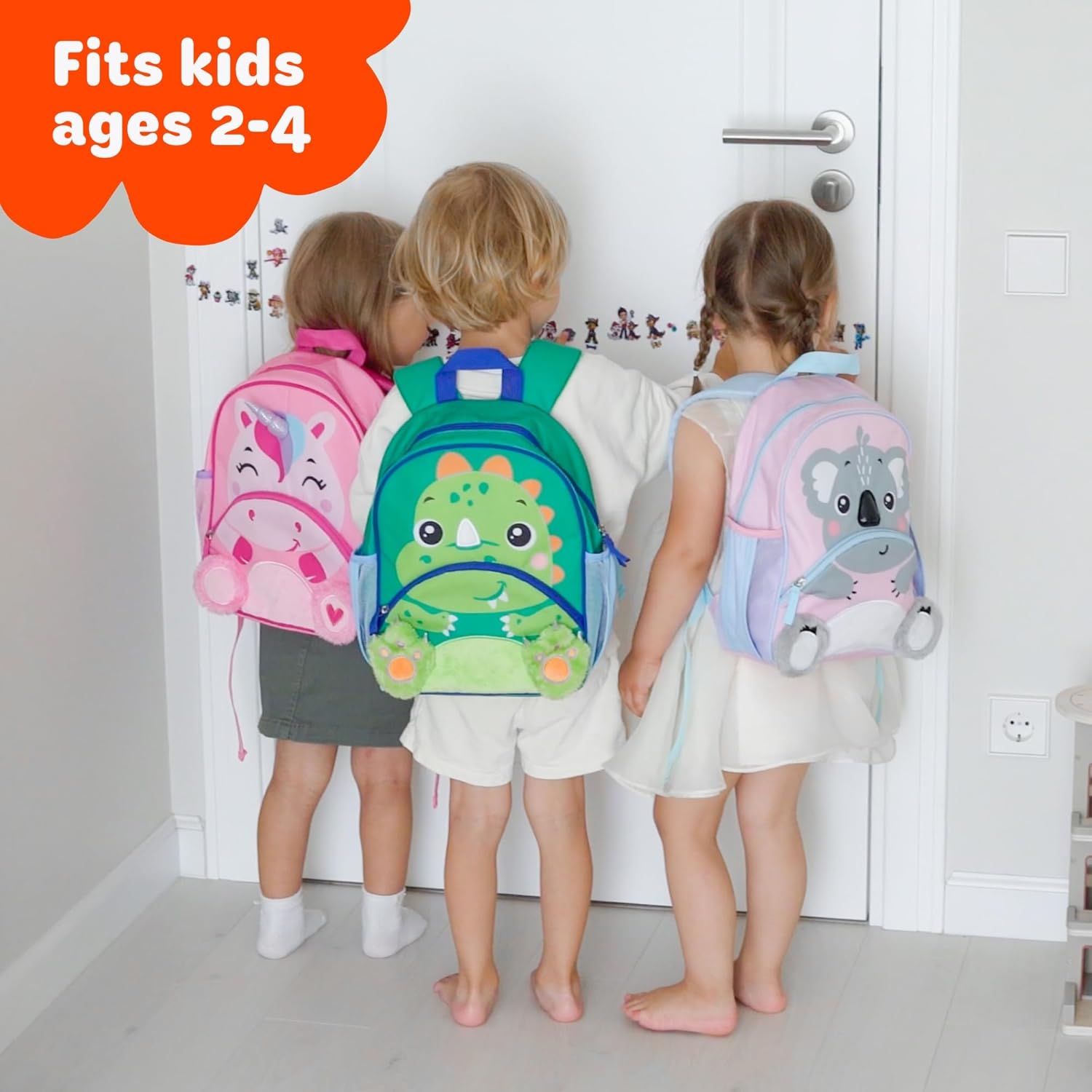 Mochila de dinosaurio para niños pequeños, para preescolar, kindergarten, tamaño pequeño, para niños y niñas de 2 a 5+ años 4