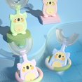 thumbnail image 4 of 2-12Y Kid's 360 ° Cepillo De Dientes De Silicona En Forma De U Limpieza De Cavidad Oral Para Bebés, 4 of 4
