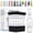 A2-6 Color Nail Stamping Gel Polish Kit, variant on SAVILAND Nail Stamper Kit with Scrapers French Tip Tool Silicone, 4-Piece