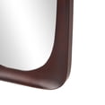 thumbnail image 4 of DecMode 21" x 71" Dark Brown Oval Wall Mirror, 4 of 9