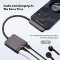 thumbnail image 4 of nubia RedMagic 2-in-1 USB C to 3.5mm Audio Headphone Jack and Charger Adapter with PD Fast Charging, 2 USB-C Port Coatible with iPhone 16/15 Pro MAX, Galaxy S24/S23 Ultra, Pixel 9/8/7, 4 of 5