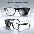 thumbnail image 5 of Domars AI Smart Glasses with Real-Time Translation, 25g Ultra-Lightweight, Bluetooth 6.0, 5 of 7
