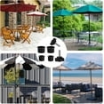 thumbnail image 6 of Umbrella Hole Ring Plug Patio Umbrella Hole Cap 6 Pcs Bexikou Black Plastic Outdoor Umbrella Base Replacement Parts, 6 of 7
