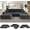 Dark Gray, variant on KCGKCG 106" Cloud Sectional Couch with L Shape Chaise, Modern Frameless Modular Sofa with Cup Holders, Higher 17.7" Seat Height, 32D Pure Foam, No Assembly for Apartment