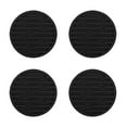 thumbnail image 2 of Advancent Paquete de 4 posavasos para bebidas mantel acanalado de silicona Mostrada Negro, 2 of 6