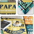 thumbnail image 4 of LHSHID Papa Gifts Blanket Gifts for Papa Papa Gifts from Grandchildren Papa Birthday Gifts Best Papa Gifts Birthday Gifts for Papa Dad Daddy Papa Gift Ideas Soft Throw Blanket 40"x50", 4 of 7