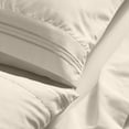 thumbnail image 6 of Mellanni 6 Piece Bed Sheet Set Brushed Microfiber, Extra Deep Pocket, King, Golden Ivory, 6 of 7