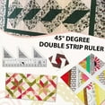 thumbnail image 5 of Patchwork Ruler with 90-Degree Triangle Sewing DIY Tools for Fabric Cloth Cutting, 5 of 18