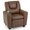Coffee, variant on Costway Kids Recliner with Cup Holder Adjustable Backrest & Footrest for Boys & Girls Brown
