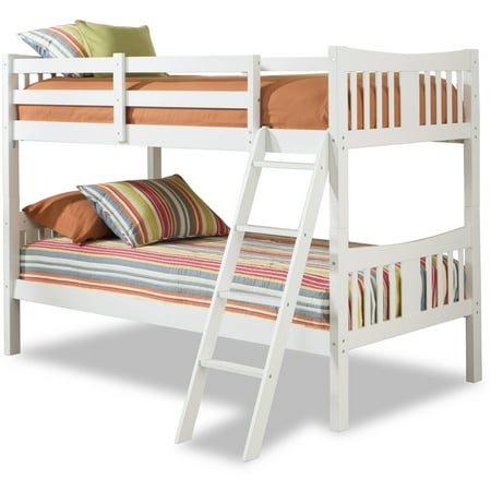 Storkcraft Caribou Twin Over Twin Hardwood Bunk Bed White (Box 2 of 2)