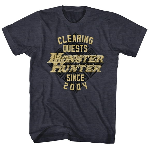 Monster Hunter Since '04 Navy Heather Adult T-Shirt