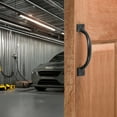 thumbnail image 2 of 4 Pcs Garage Door Handles, 6 Inch Black Iron Handles, Ergonomic Door Handles with Pre-Drilled Holes for Easy Installation, Ideal for Storm and Garage Doors, 2 of 6