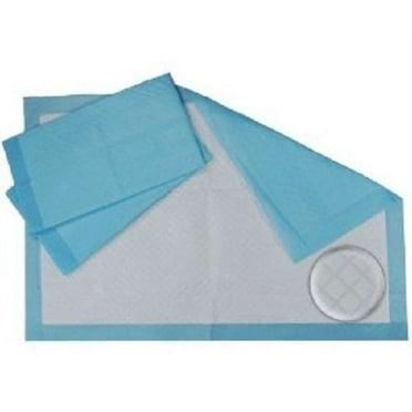 Healthline Disposable Care Changing Pads, Multi Use Waterproof Chux for Babies, Adults, Baby Changing Table Bed Protector, Hi absorbenc Disposable Underpads 23X36, 100/Pack Plus Hand Sanitizing Wipes