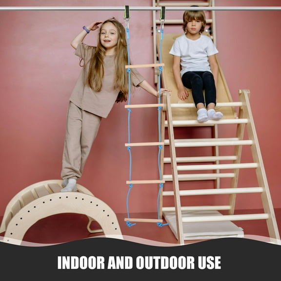 Hemoton 1 Set Camping Rope Ladder For Kids Hanging Climbing Ladder Swing Accessories For Outdoor Playground Tree House Indoor Play Set