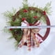 thumbnail image 5 of Yuarrent de vagón de granja de , adición a la decoración navideña, hermosa de ruedas, granja de coronas Kits de decoración para fiestas 30 cm de diámetro inferior, 5 of 6