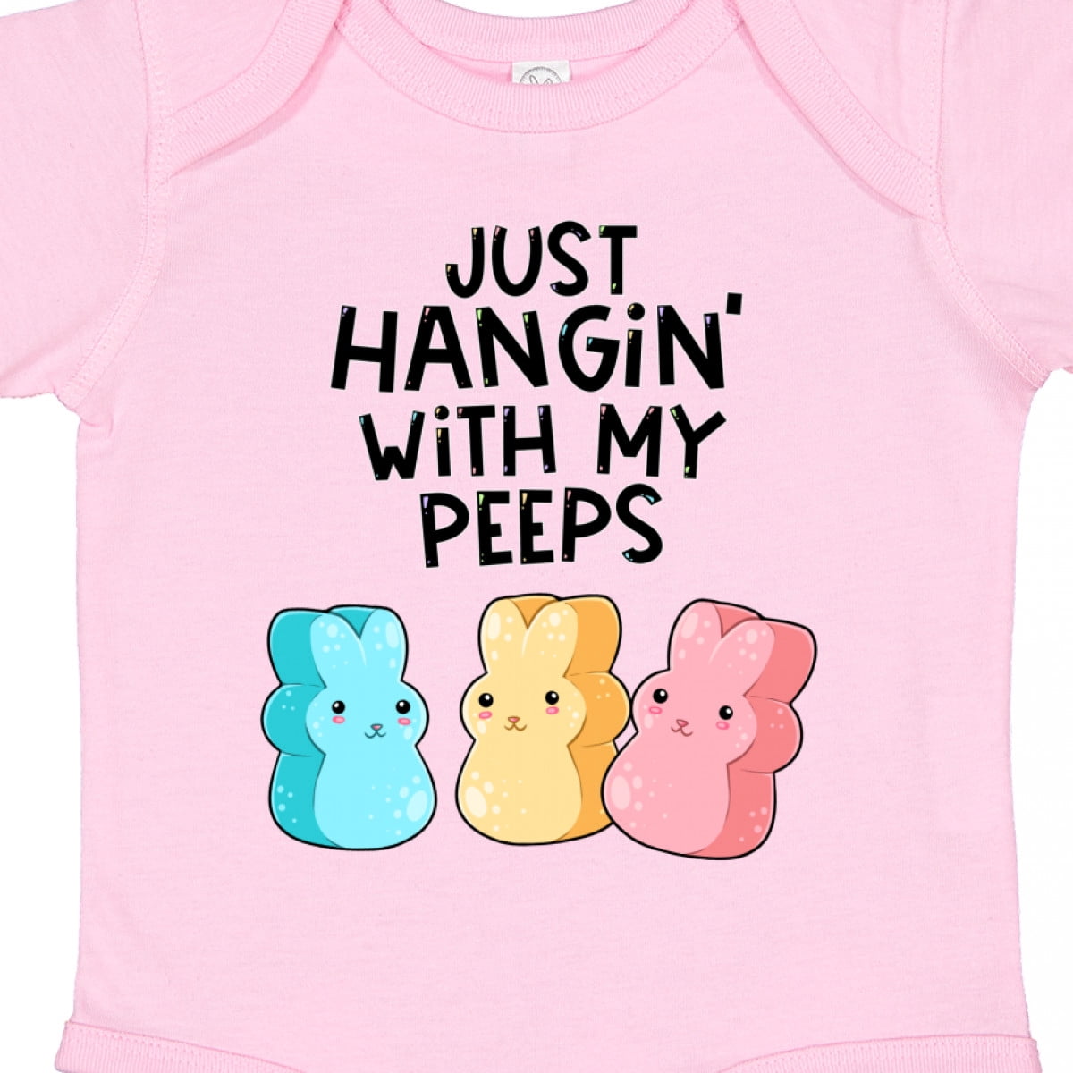 Inktastic Easter Just Hangin' with My Peeps Boys or Girls Baby Bodysuit