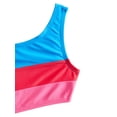 thumbnail image 3 of Wonder Nation Girls Stripe Cutout One Piece Swimsuit, Sizes 4-16, 3 of 4