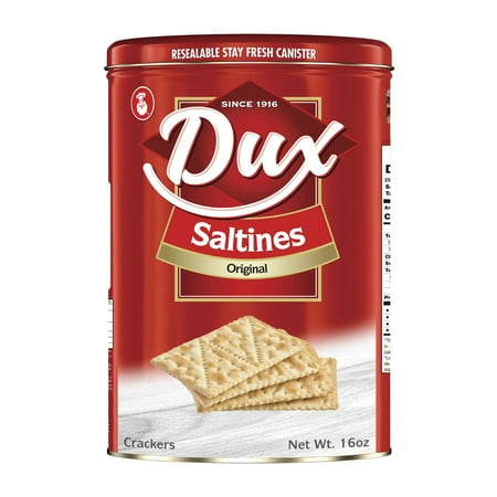 DUX Saltines Crackers, 16 oz Tin