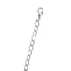 thumbnail image 3 of 10 piezas de accesorios de joyería al por mayor, cadenas de extensión de 70 mm, manualidades de bricolaje White K, 3 of 7