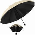thumbnail image 1 of Paraguas Plegable Reforz, Sombrilla Grande para Lluvia y Sol, Paraguas de Bolsillo Resistente al Viento con 12 Varillas de Aleación, Protección UV y Ligero y Portátil, para Hombres y Mujeres, 1 of 4