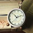 thumbnail image 4 of Reloj despertador, reloj de mesa retro que no hace tictac, pequeño despertador con pilas y cuarzo analógico, reloj de escritorio para dormitorios Sincero Electrónica, 4 of 4