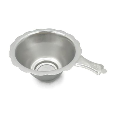 

1pcs Reusable Stainless Steel Tea Infuser Basket Fine Mesh Tea Strainer Filt AL