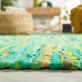 thumbnail image 5 of SAFAVIEH Montauk Renae Distressed Area Rug, Green, 8' x 10', 5 of 9