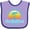 Lavender and Purple, variant on Inktastic Summer Enjoy the Sunshine Carolina Beach North Carolina Blue Boys or Girls Baby Bib