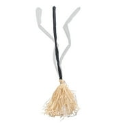 Halloween Electric Witch Broom with Vibrating Sound & Self-Propelled Motion - Harry Potter Style Haunted House Decor for Party, Outdoor Decoration