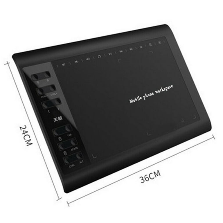 Graphic Tablet Drawing Pad with Digital Pen Quick Reading Pressure