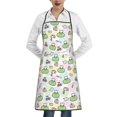 thumbnail image 2 of Zufioo Frog Wear Chef Hat for Lock Hem Apron with Pockets, Stain and Oil Proof Tie-down Apron for Cooking Barbecue Restaurant, Unisex-One Size, 2 of 9