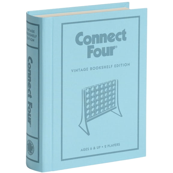 WS Game Company Connect Four Vintage Bookshelf Edition
