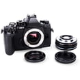 thumbnail image 3 of 2 Pack JJC Body Cap and Rear Lens Cap Cover Kit for Micro 4/3 Micro Four Third Mirrorless Cameras and Micro 4/3 Micro, 3 of 5