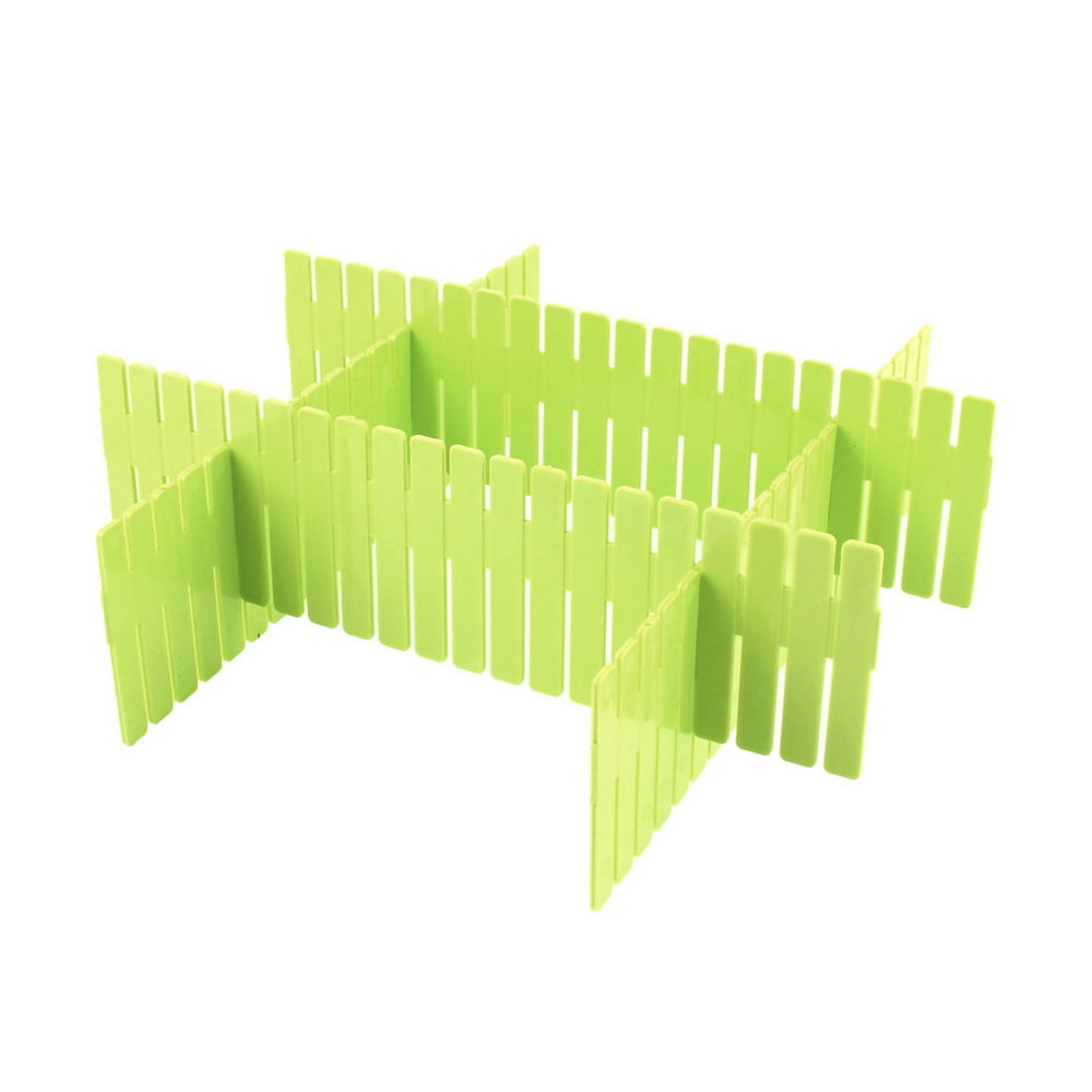Home Storage Plastic Drawer Closet Grid Divider Clapboard Container
