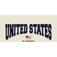thumbnail image 2 of American United States Of America Flag Natural Men's Crew Neck Short Sleeve Tee-XL, 2 of 2