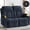 Blue, variant on LOBERFVE Large Loveseat Recliner, Loveseat Recliner Sofa with Storage Console, Recliner Chair with USB Ports, 2 Cell Phone Holders, Cup Holder, Loveseat Couch for Living Room