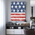 thumbnail image 4 of KLL USA Colors Stripes1 Print Farmhouse Canvas Wall Art,Wall Decorations For Living Room Office Canvas Wall Decor for Home Decorations, 12'×16’’, 4 of 8