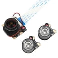 thumbnail image 2 of 5MP CCTV Caméra Module Ircut 175° Libre Lecteur W / Lumières de Vision Nocturne pour Framboise PI, 2 of 14