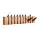 thumbnail image 1 of Perchero de pared para piano, gancho decorativo para pared de entrada, abatible, para colgar toallas, abrigos, sombreros, sala de estar 10 claves, 1 of 9