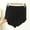 Black, variant on Modal Lettuce Hem Shorts For Womens Liweisiy Wide Leg Elastic Waisted Multi Color Soft Pajama Shorts Causal Soft Lightweight Night Sleep Shorts Blue M