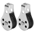 thumbnail image 1 of 2Pcs 25mm Acier Inoxydable Roulement Roue Poulie Outils Bateau Yacht Marine Accessoires, 1 of 6
