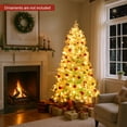 thumbnail image 4 of Costway 6 FT Pre-lit Artificial Christmas Tree with 599 Branch Tips & 250 LED Lights for Party, 4 of 10