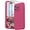 Hibiscus, variant on Designed for iPhone 15 Pro Max Case with Screen Protector and Lanyard, Phone Strap and Liquid Silicone Phone Case (Camera Protective + Soft Microfiber Lining) 6.7 inch 2023, Blue Jay