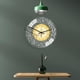 thumbnail image 4 of Reloj de pared islámico acrílico, de cuarzo musulmán, silencioso, para el hogar, dormitorio u oficina. Plata Dorada, 4 of 7