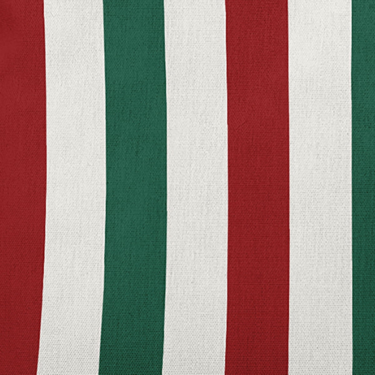 18" x 18" Simply Daisy Christmas Stripes Polyester Accent Pillow, Forest Green Qty 1