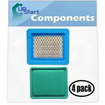 4-Pack Replacement for Toro 20025 (9900001-9999999)(1999) Lawn Mower Air Filter & Pre-Cleaner - Compatible with Toro 491588S Filter & 493537S Pre-Filter