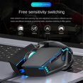thumbnail image 3 of Wired Gaming Mouse 6 Keys USB Braided Rope 4 Speed for PC Laptop, 3 of 5