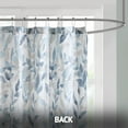 thumbnail image 4 of Madison Park Essentials Sofia Shower Curtain, Luxurious Botanical Print, Modern Serene Bathroom Décor, Machine Washable Bath Privacy Screen,72"x 72", Blue, 4 of 5