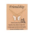 thumbnail image 1 of Collier Pendentif Papillon, Collier Papillon pour Femmes Chaîne en Alliage BFF Collier d'Amitié Collier Papillon pour Femmes Intégration Sans Couture, 1 of 7