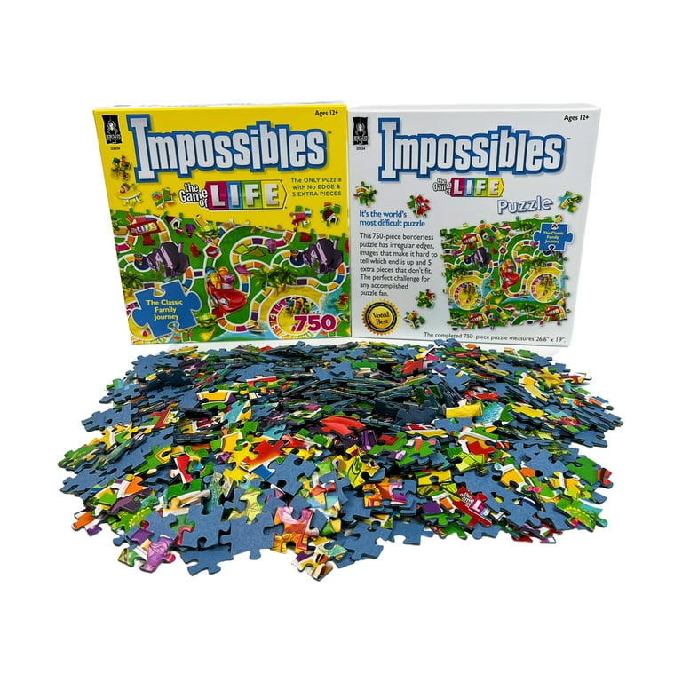 入手困難☆希少☆ SAPIX 5 2017年度フルセット BePuzzled Impossibles Puzzle - Hasbro The Game of Life: 750 Pcs